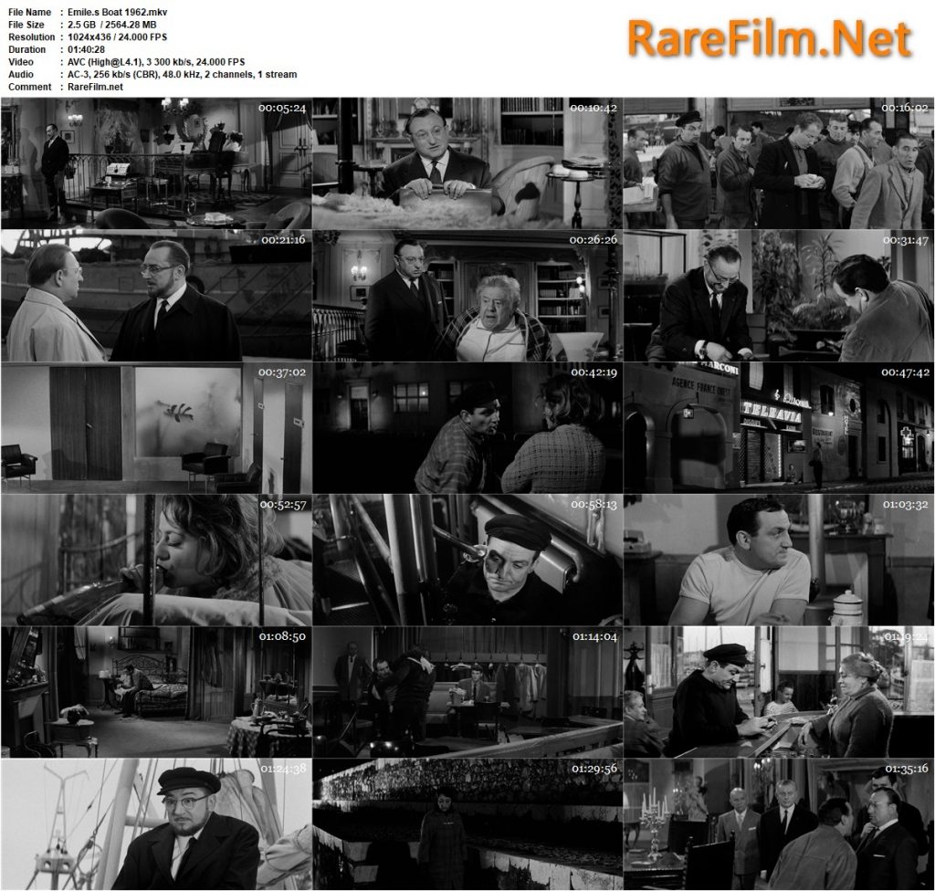 Emile's Boat (1962) - Denys de La Patellière